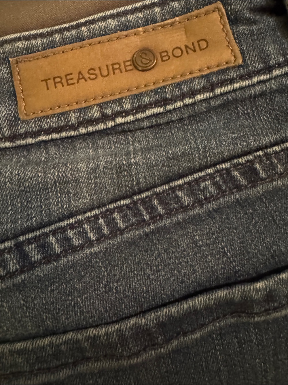 Treasure & Bond Women’s Dark Blue Denim Jeans - Mid-Rise Skinny - Size 29